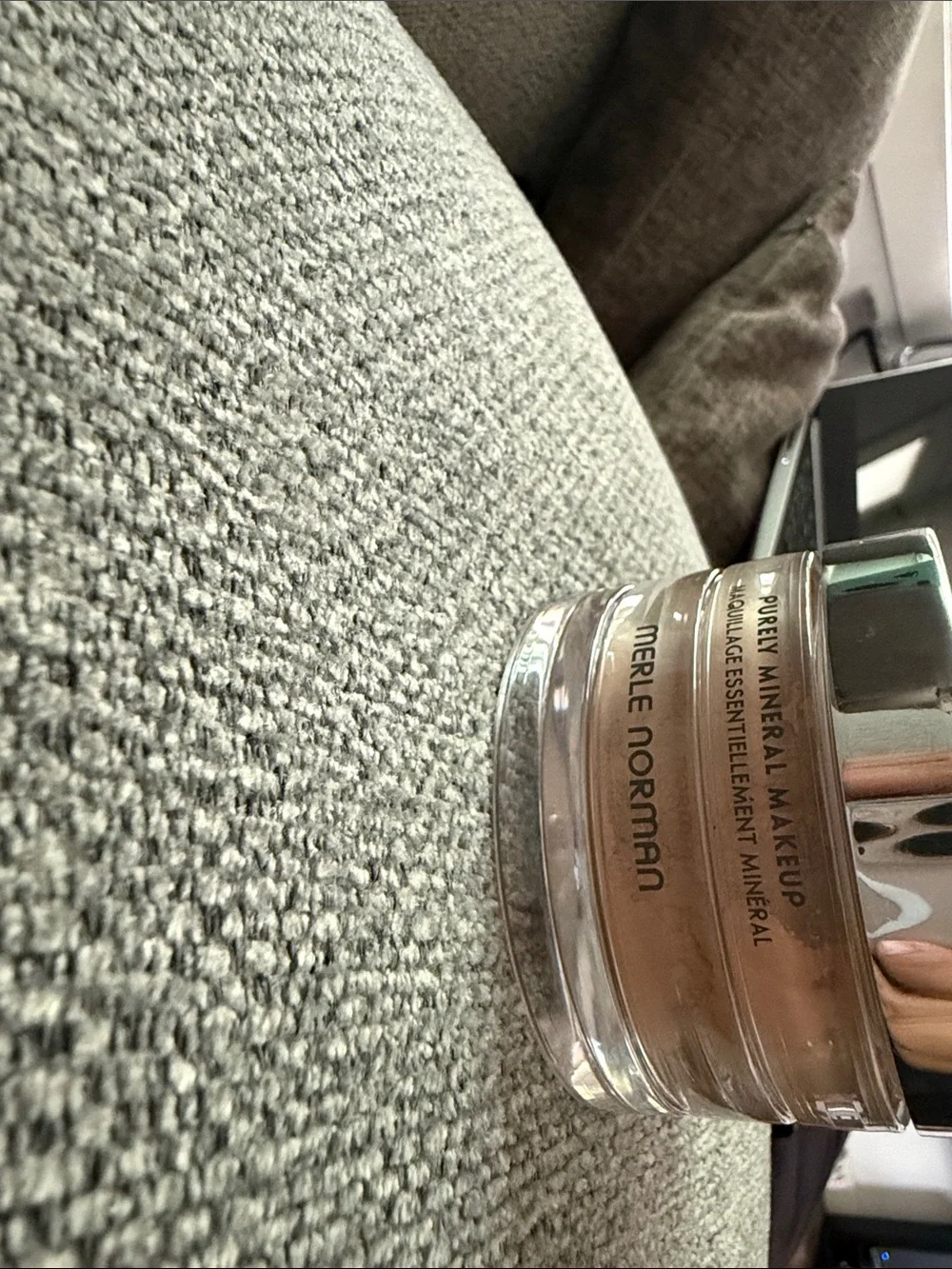 Merle Norman Loose Mineral Makeup Jar — Neutral Beige Powder